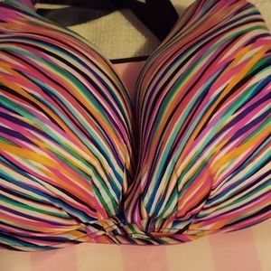 Victoria Secret striped plunge bra
